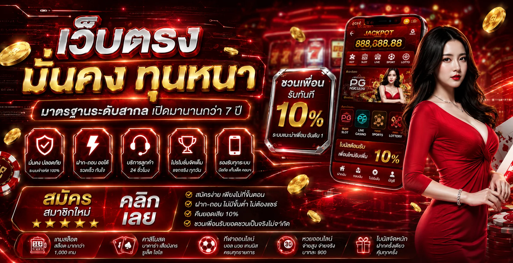 Betcenter เว็บเดิมพันออนไลน์ครบวงจร กีฬา คาสิโน สล็อต